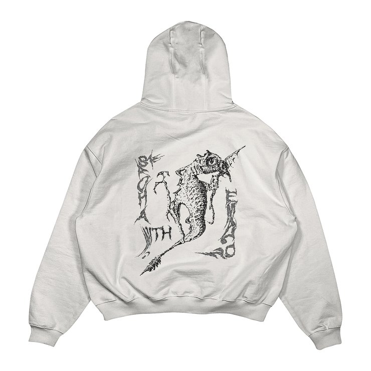 Purchase Hoodie "Seho" white (SH02TblWH-S-1) - Price: 25$ by CUPAGE