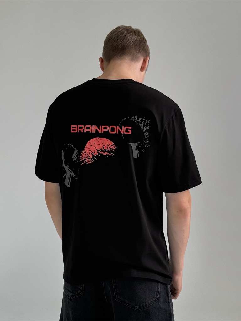 Купити Футболка "brainpong" black (BP04SKrdBL-S-3) - Ціна: 735 ₴ від  (Купаж)